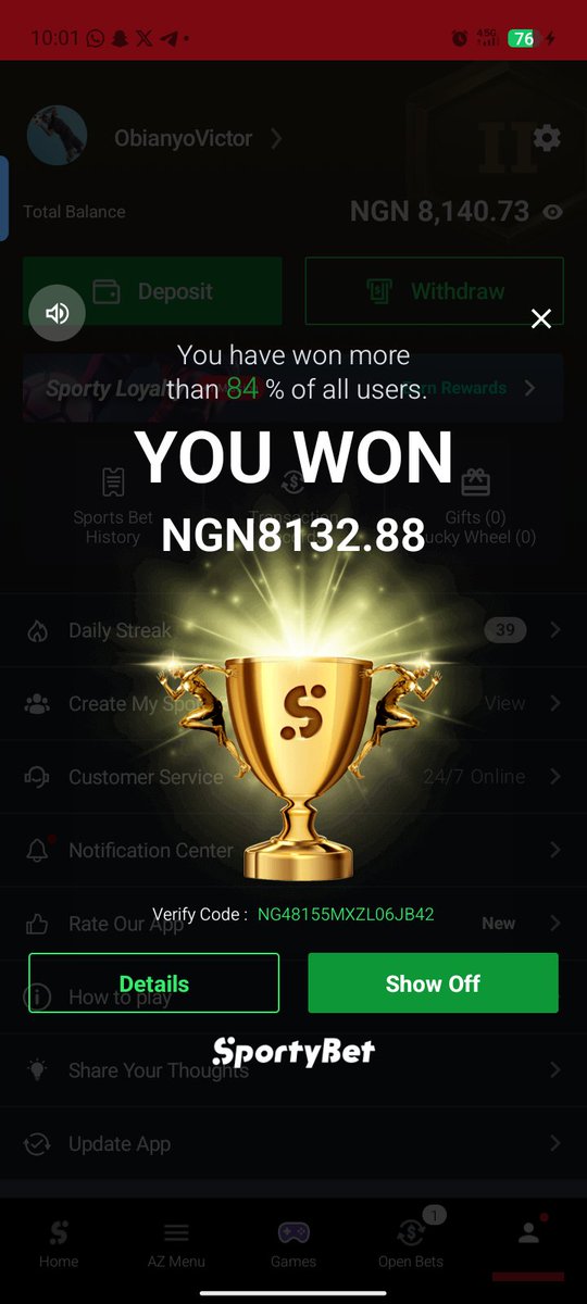ObianyoV92324's tweet photo. @29_xhelo Na the last 100 wey dey my sporty I use play am thank u so much Boss tomorrow go good https://t.co/3dMkxZ6hfc