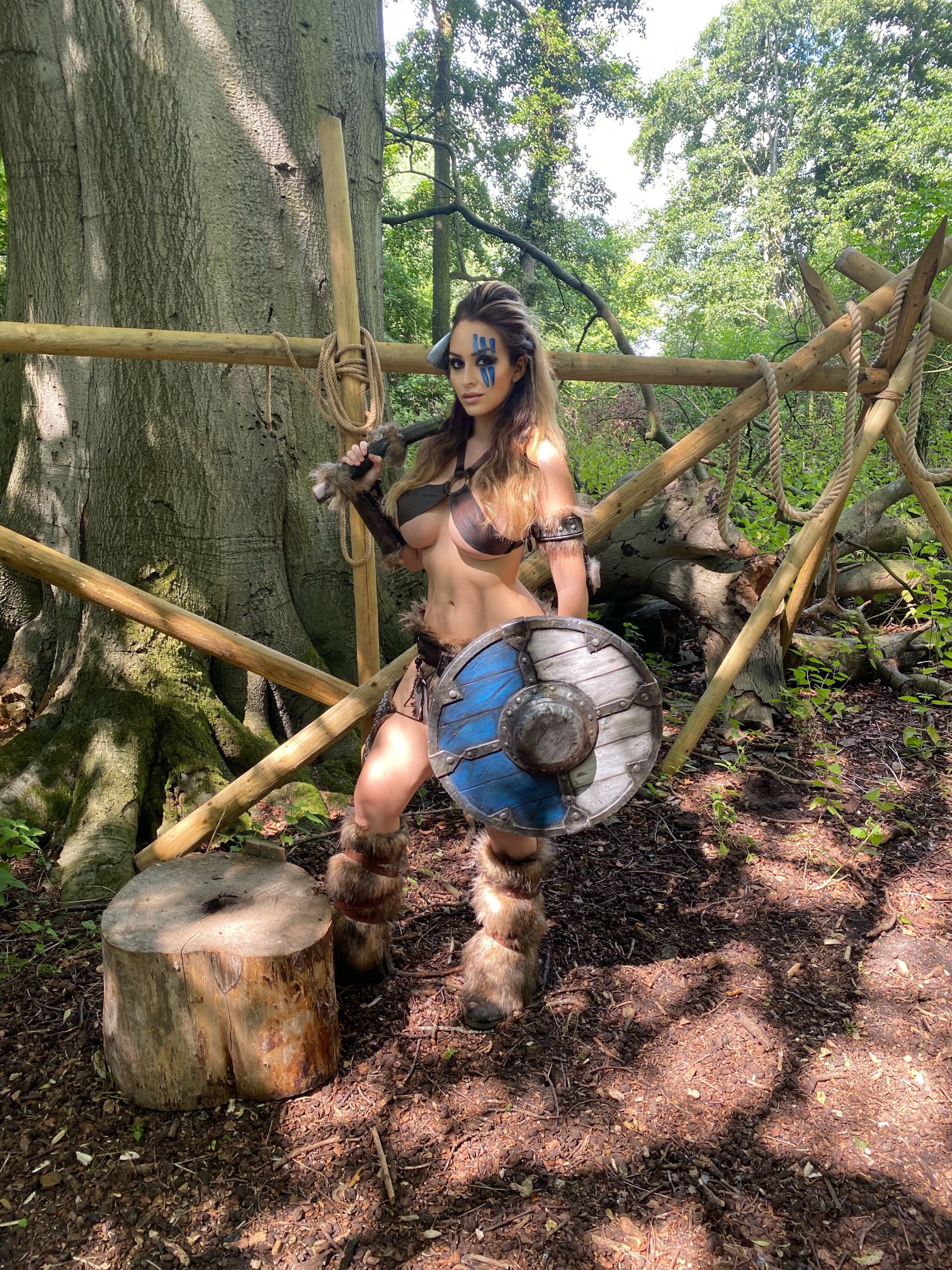 Bts of my Viking shoot 📸 https://t.co/hHG7epNOWt