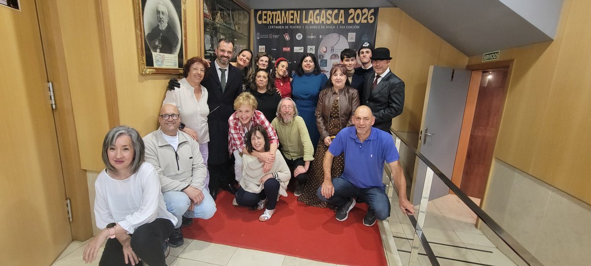 CertamenLagasca's tweet photo. Gracias @platea_teatro por vuestro trabajo esta noche en el @certamenlagasca con la intrigante #Carlota que nos ha mantenido muy pendientes pegados a nuestras butacas. Nos vemos en la clausura. https://t.co/jPRsXMmbph
