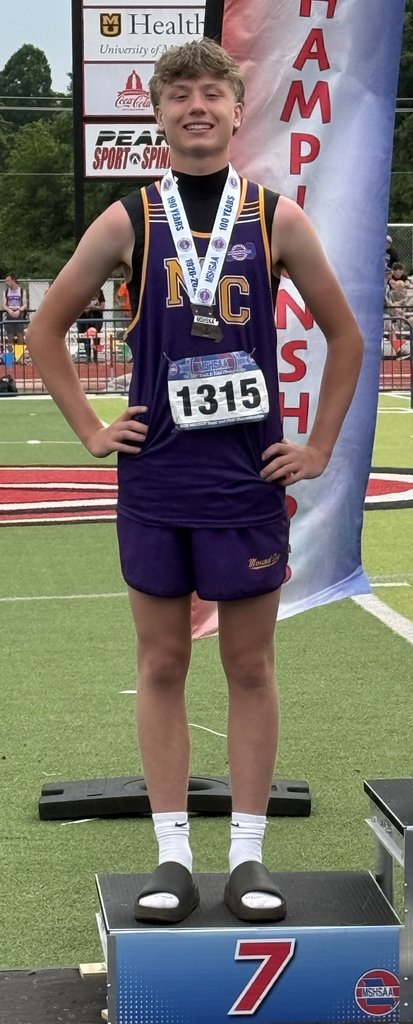 MC_Panthers's tweet photo. Congrats to Liam Derr for a 7th place finish in the Class 1 Boys High Jump! He jumped 1.85m! Great job young man! https://t.co/uAlZLgeYJh