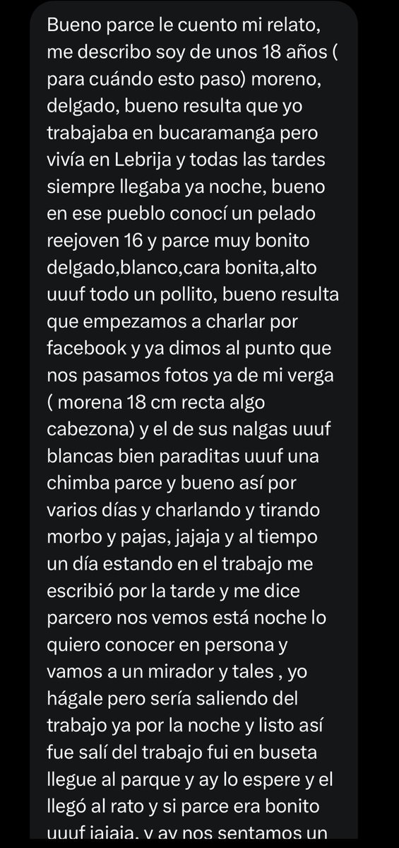 relatosg4y's tweet photo. Un bro detonando en el monte con un pollito virgen. 
Parte 1 

#RelatosGayColombia  #morbogay https://t.co/mWve0S1W1Y