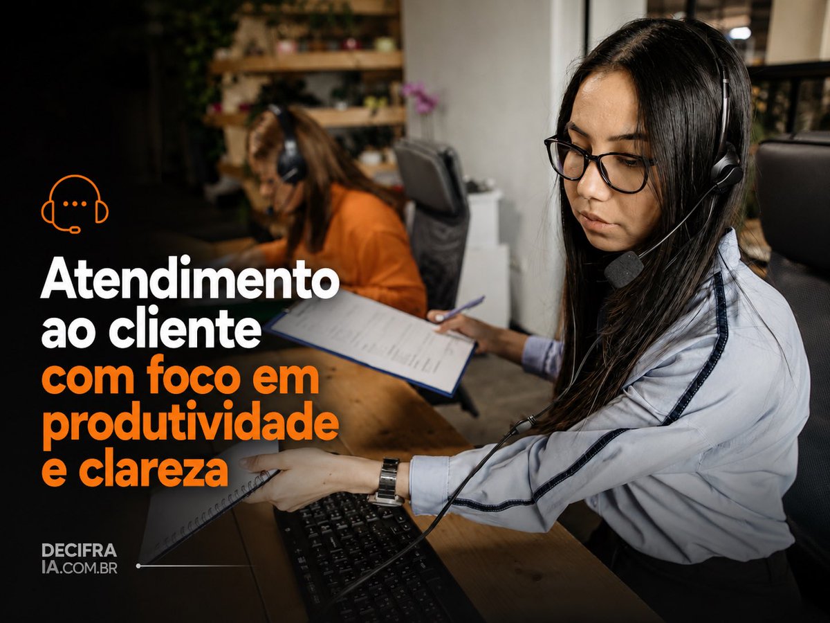 decifraia's tweet photo. Seu atendimento pode estar perdendo clientes sem você perceber.

Lentidão, ruído e falta de clareza custam caro.

Veja como usar ChatGPT para transformar atendimento em produtividade real.

https://t.co/fVhl9ULxMm https://t.co/AYY5HN8t3Q