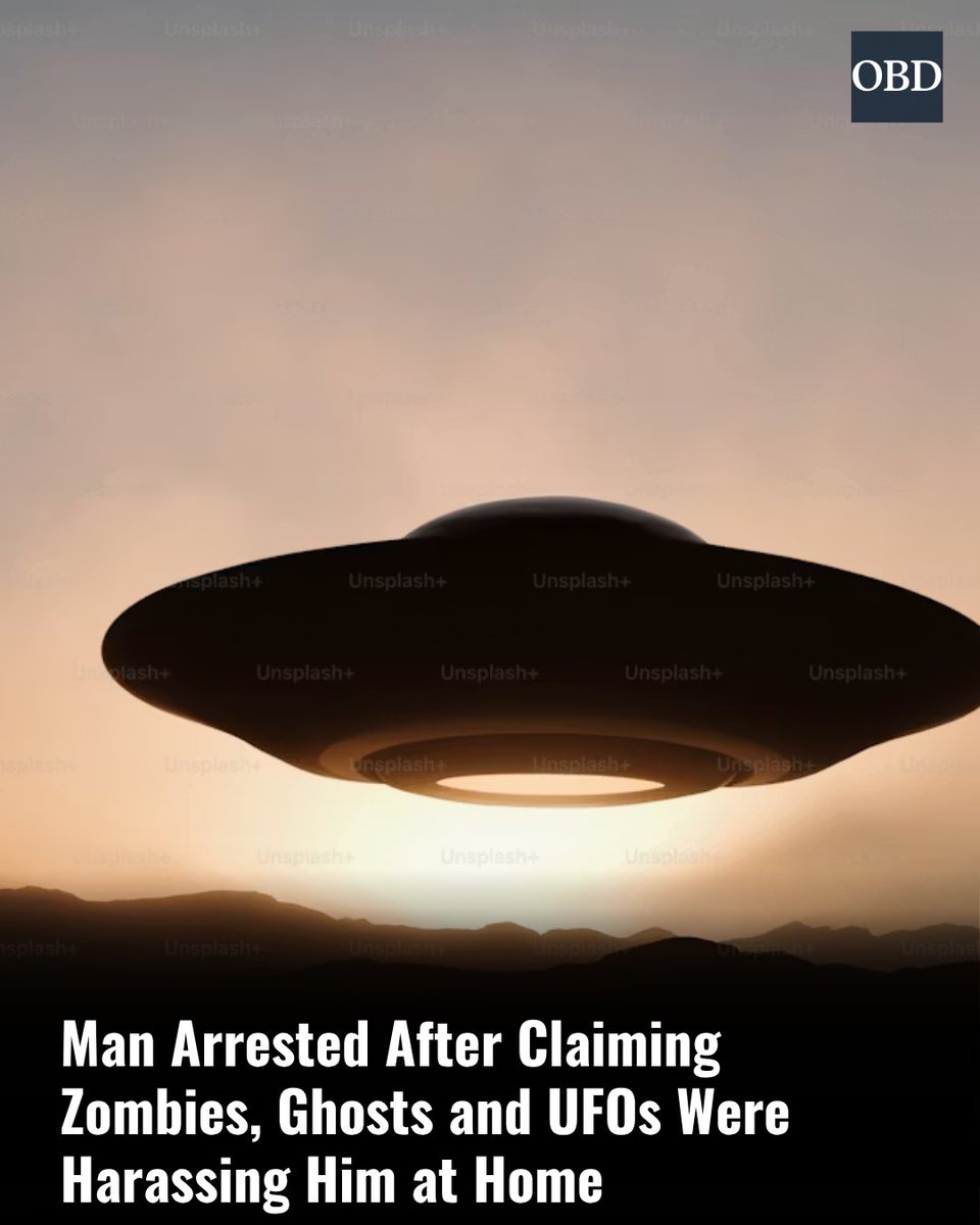 obdaily_'s tweet photo. Police say a man repeatedly called 911 claiming zombies, ghosts and UFOs were outside his home. https://t.co/nnVKxunaX2