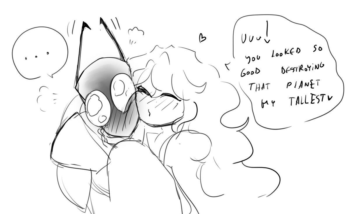 Kuramicaki's tweet photo. so cute so cutesy... #invaderzim #almightytallestpurple #ocxcanon #artㅤㅤㅤㅤ https://t.co/MiLpJ2ztGh