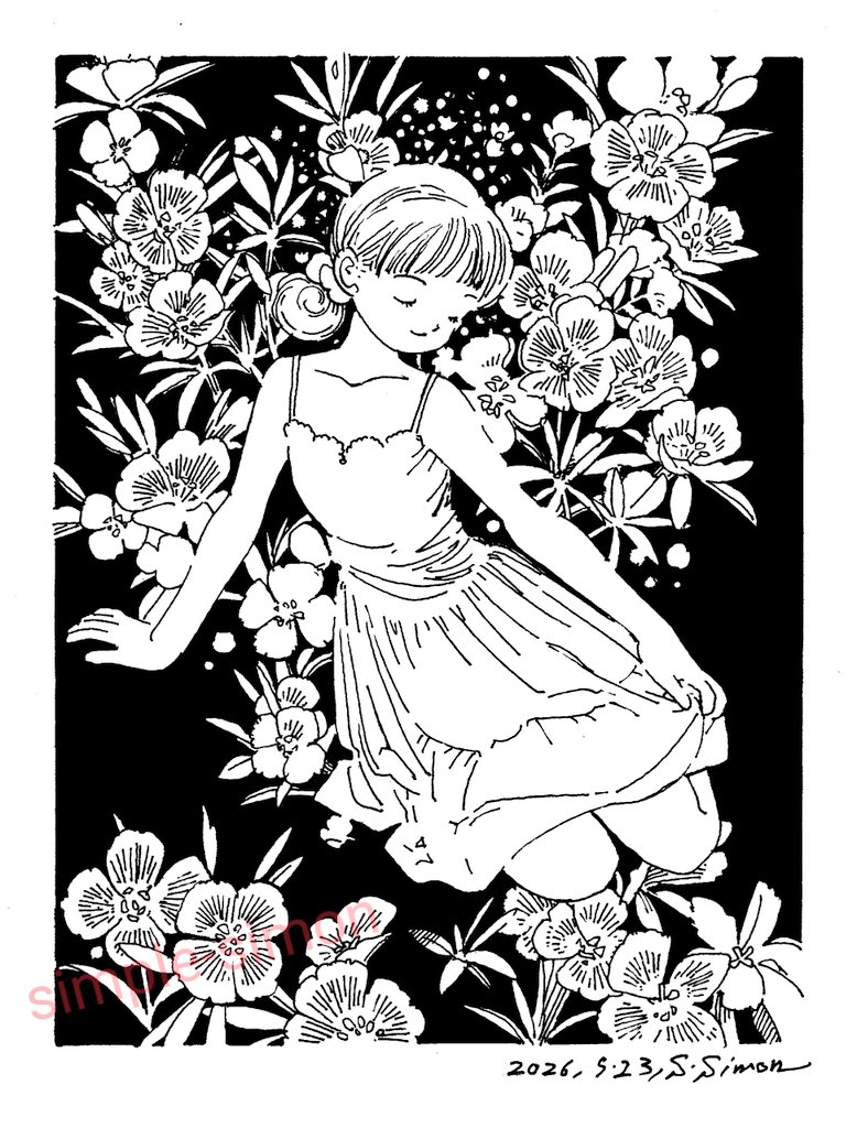 おはようごさいます☀️朝の再掲のお時間です。
「ゴデチア」
十何枚かに1枚、おや、この絵は上手くいったかな?と思う絵ができます。(あくまで自己評価ですが😉要するにお気に入りです☺️💦)
この絵もそういう絵です。
手前味噌お許しを🙇💦

本日も良い1日を! 