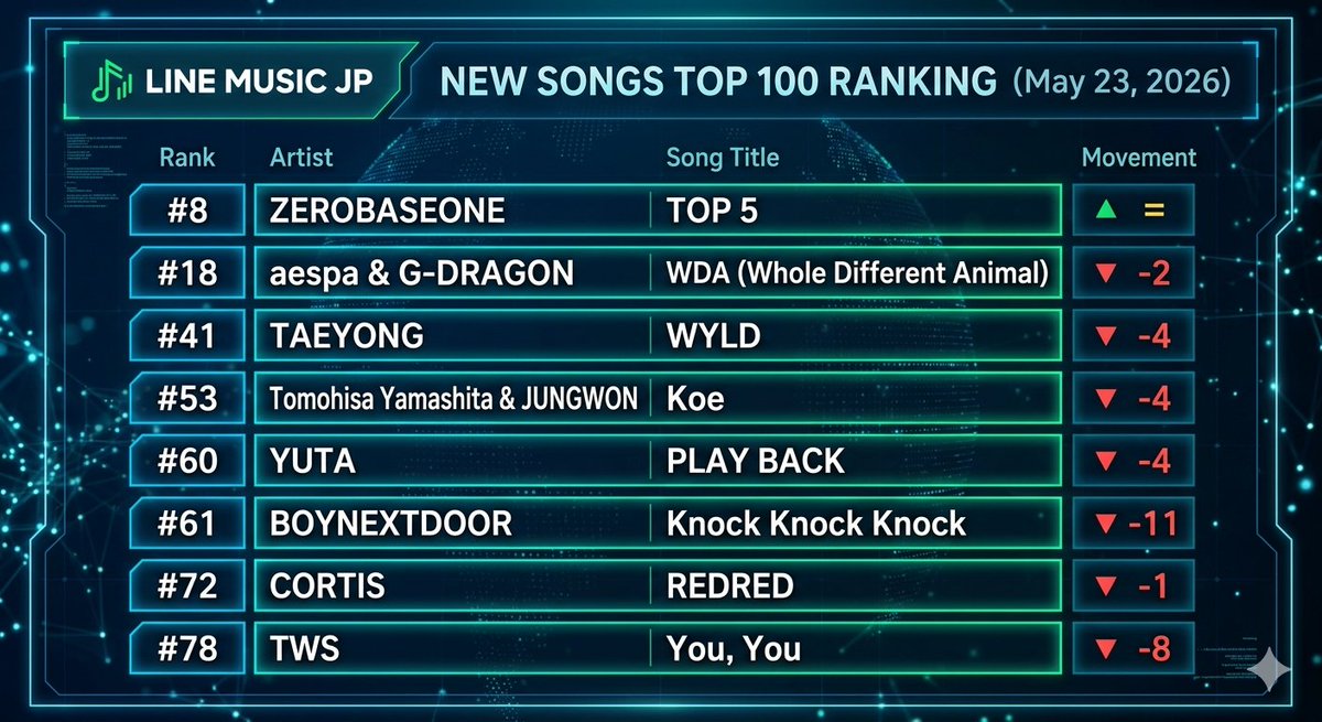 BOY GROUPS CHARTS tweet media
