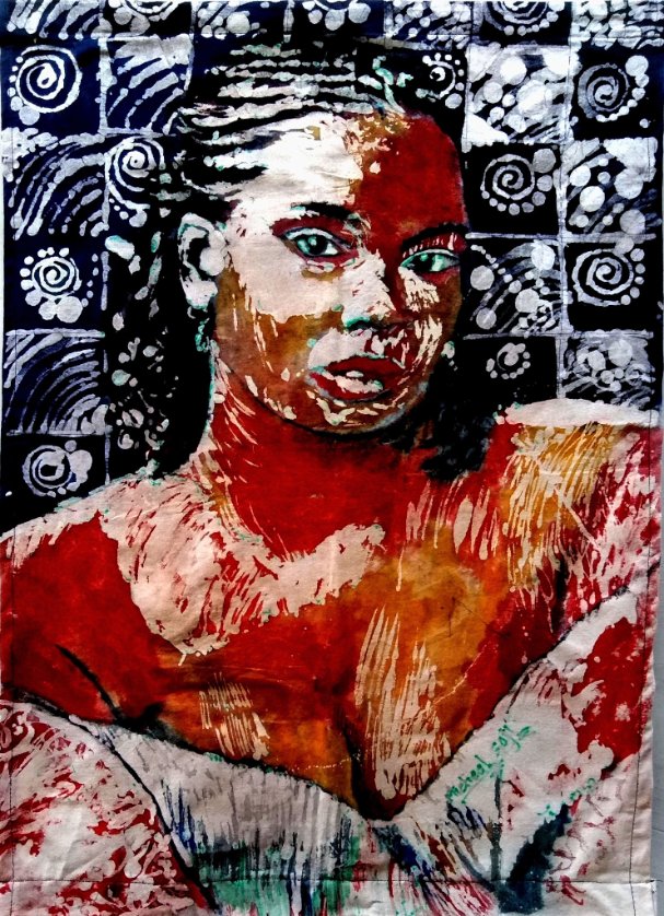 Michealsoji1's tweet photo. Her Warmth, Her Story  Series I
Medium: Batik  (candle wax &amp; dye on Fabric)
Year: 2026
@Michealsoji1
What do you think?
#artcollectors#artoftheday#women#batik #artist https://t.co/UqTfDOimc1