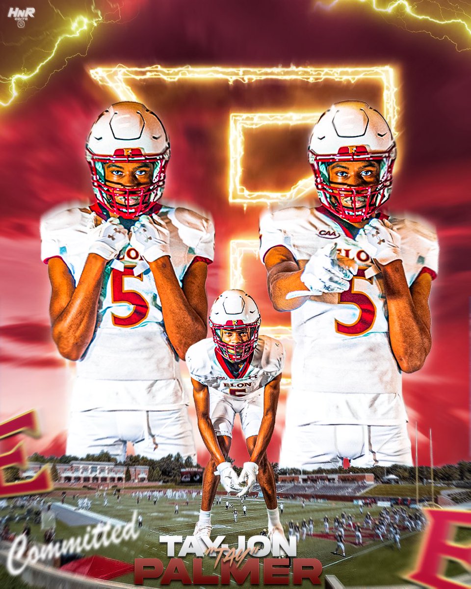 IAMTAY757's tweet photo. After talks with my family and coaches, I’m blessed to announce my commitment to Elon University. Thank you to every coach and program that believed in me throughout this process.
1000% committed. #AGTG #AED https://t.co/t7bs72DF20