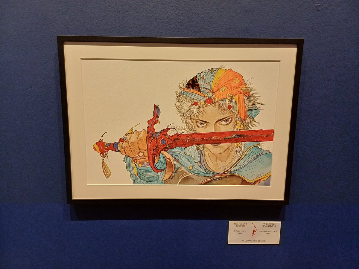 rokushas's tweet photo. Photo dump da expo do Yoshitaka Amano https://t.co/xbrc7HAGyc