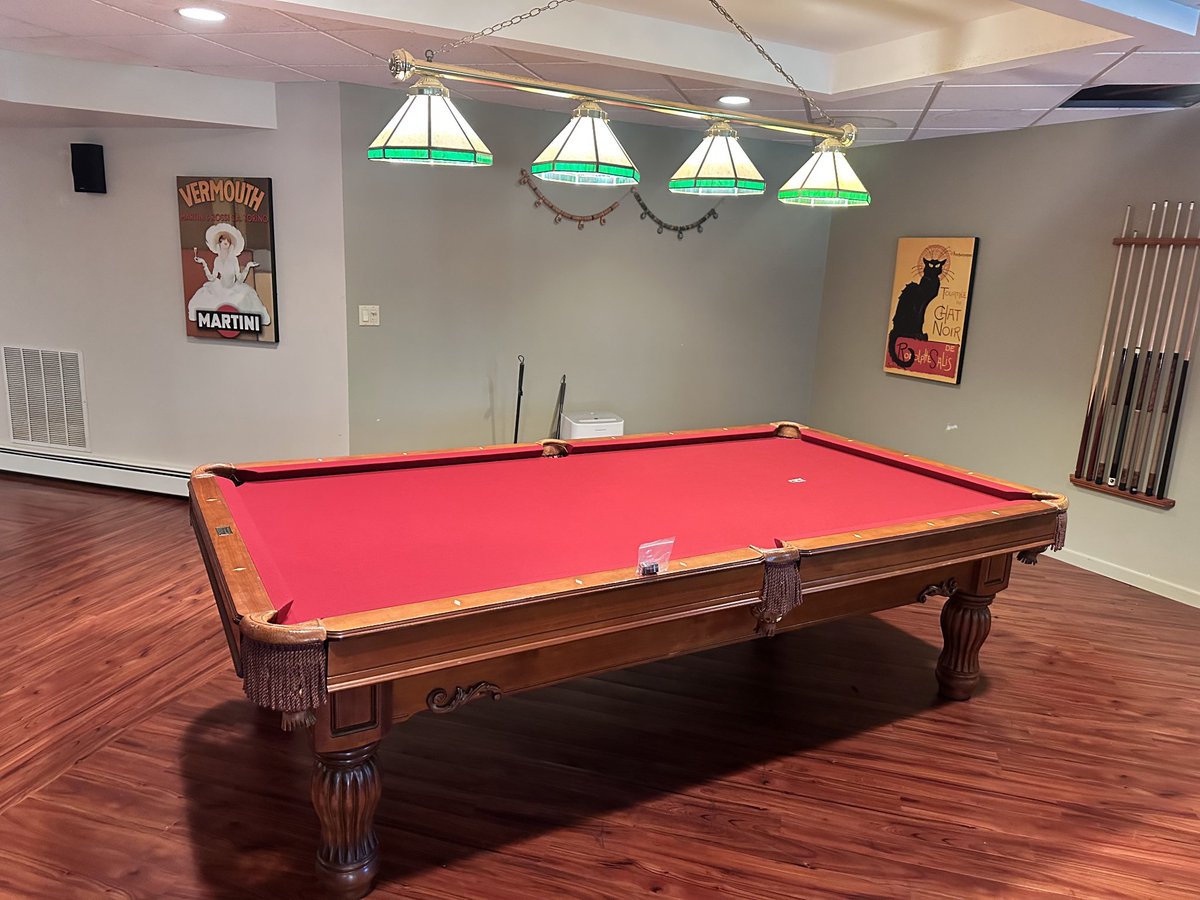 ATeamPoolTable's tweet photo. New burgandy cloth 🎱🫡
A-Team Pool Table Services
Call us at: (201) 538-5428

#pooltableservices #pooltable #billiards #newjersey #newyork #billiardtable #pooltablerefelting #pooltablemoving #pooltablemove #pooltablesetup #pooltablerepair #moving #relocate #pooltables #poolhall https://t.co/bgVb3H5OD4
