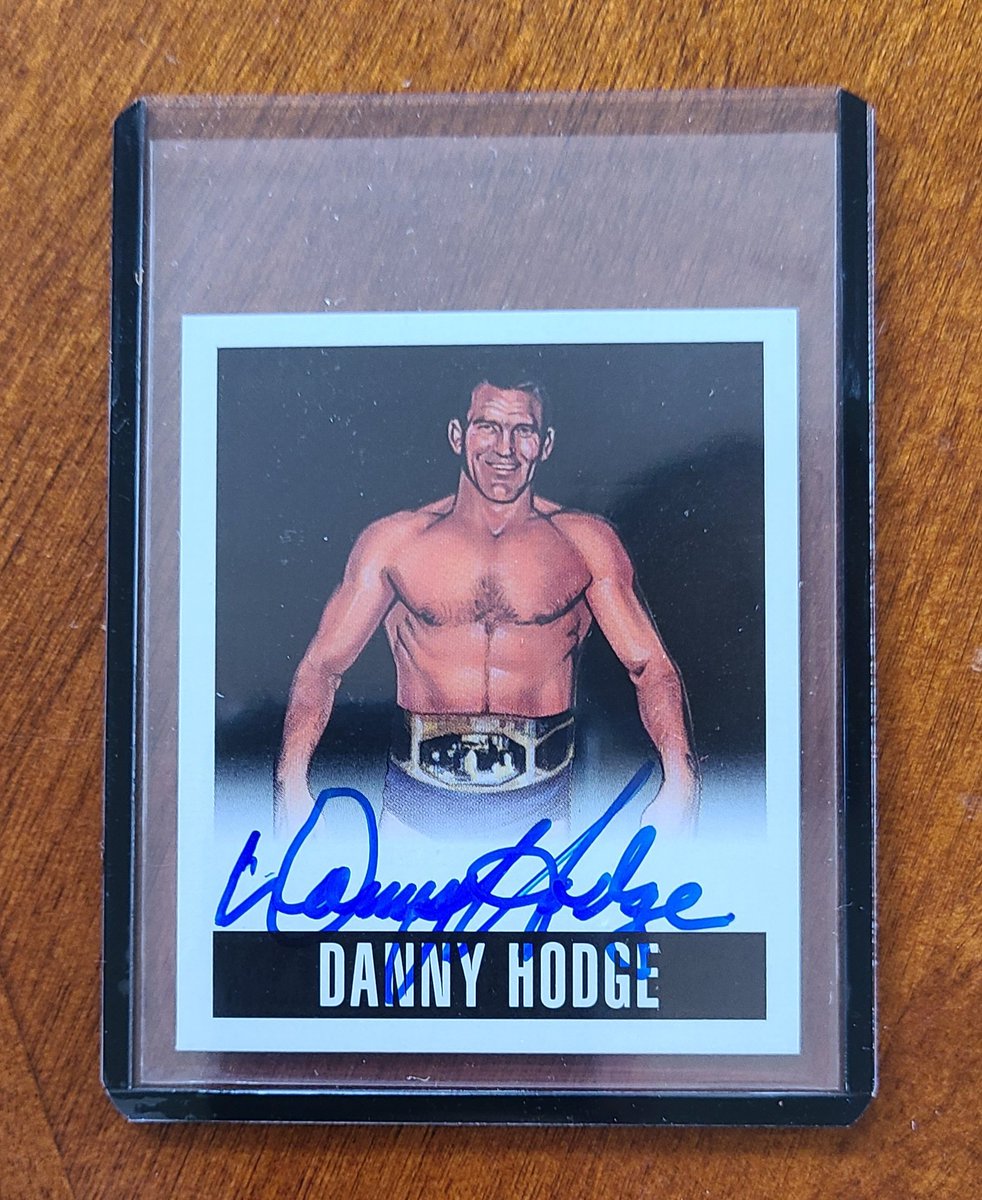 Wrestlingcardk1's tweet photo. 2014 Leaf Danny Hodge black 1 of 1. I had the privilege of meeting Dan at the Reno World of Wrestling tournament when I was coaching my nephew, and the conversation was like we were lifelong friends. Amazing human. He's deserving of the Hodge Trophy 🏆 honor 💯. https://t.co/vdBmVTpGpl