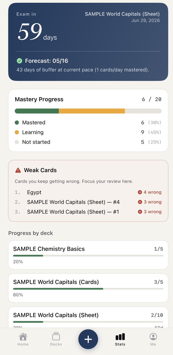 TORANKIRITE_APP's tweet photo. Exam tomorrow. You haven't made 
flashcards yet.

Old way: 2 hours typing.
New way: 30 seconds.

FlashSnap turns any textbook page 
into flashcards. Photograph it. 
Tap to hide what you need to memorize.

Free. No account.
https://t.co/lOHgIp3d7s

#studytwt #flashcards https://t.co/ad4eEOd6G6