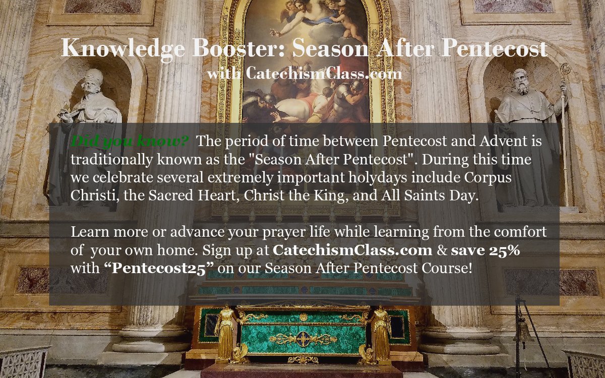 CatechismClass's tweet photo. Prepare for Pentecost! The 3rd Most Important Holy Day in the Year! - https://t.co/f1GHhWEjcg https://t.co/l8MTk03iOl