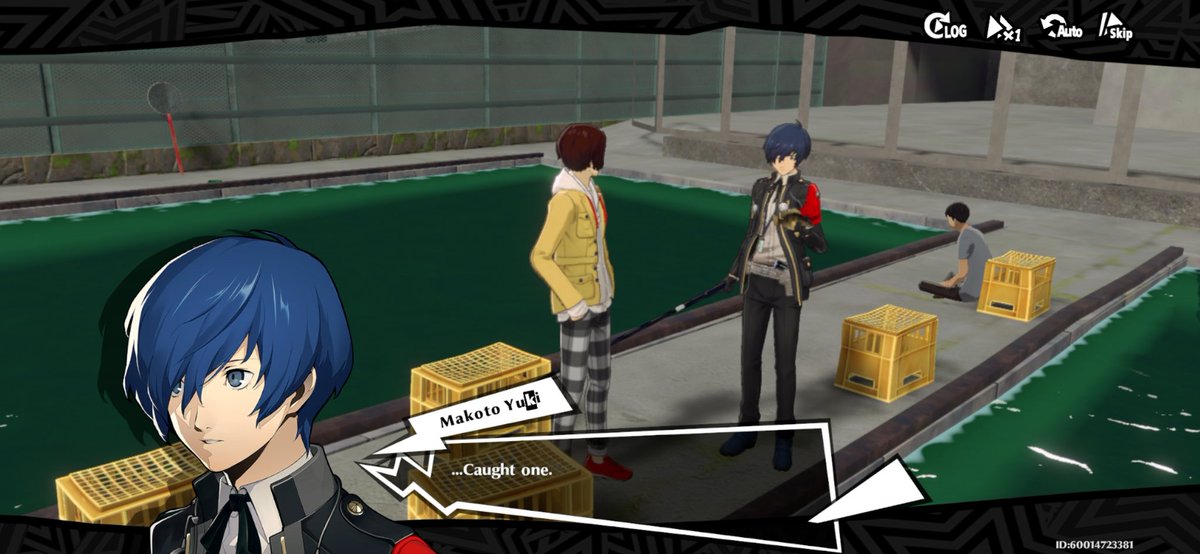 TransKotone's tweet photo. Brought him to the present and the first thing they do is go fishing, and the goat just goes along with it and wants to carry on fishing back home. Always knew you were a real one Makoto https://t.co/hbp3elloHn