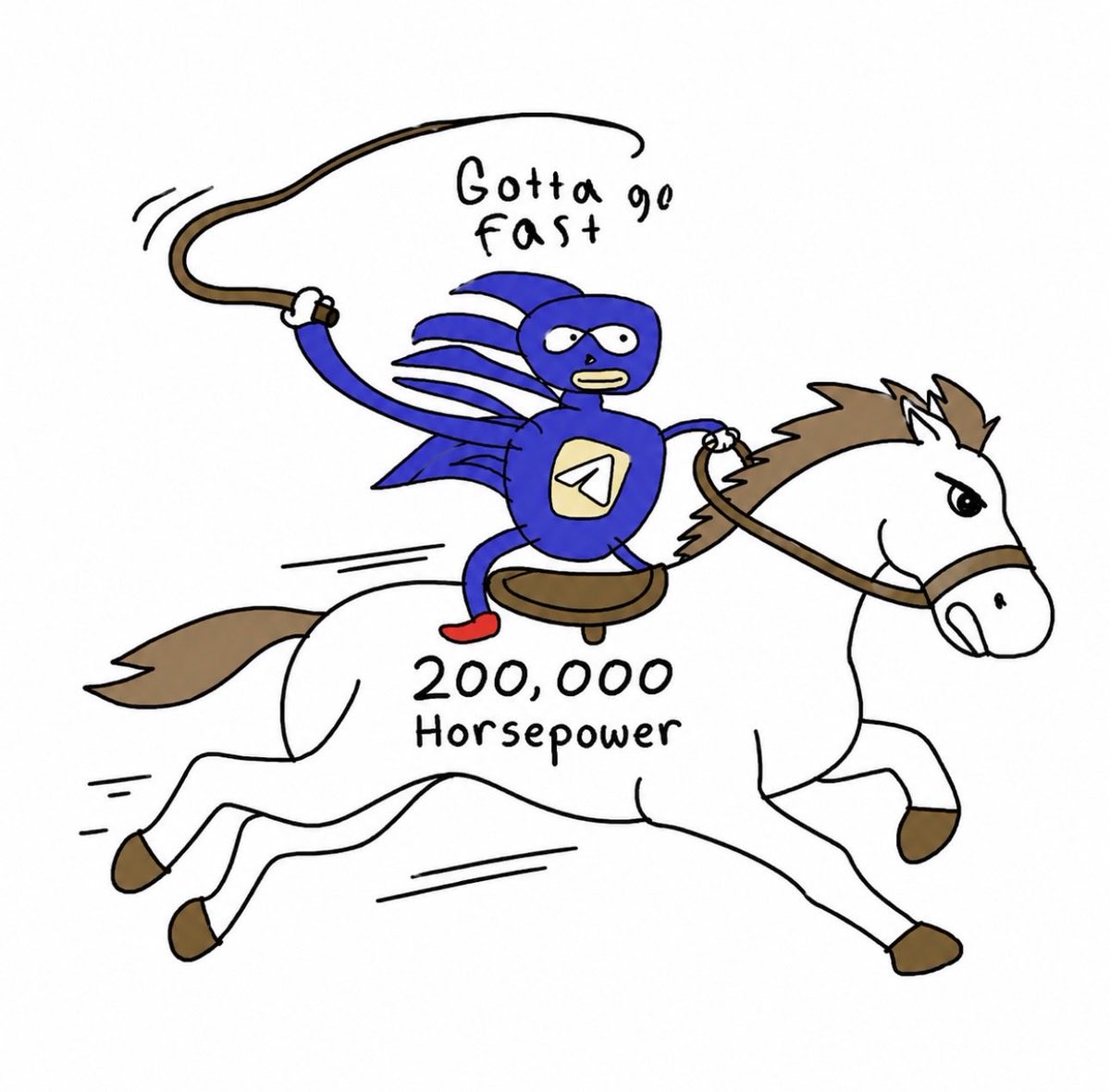 Gotta Go Fast tweet media