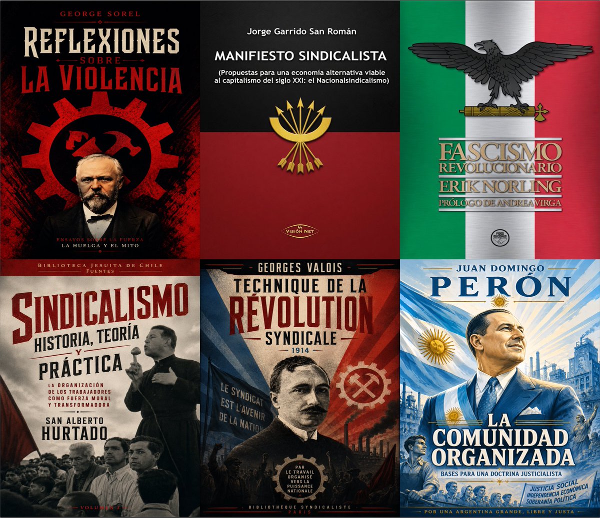 SimonWilhelm's tweet photo. ¿Por qué soy Sindicalista?

He  trabajado toda mi vida, primero con mi padre en su taller. Mi padre fue  un hombre valiente que se enfrentó a la traición de aquellos que, con  malicia y avivatéz, se aprovecharon de su cultura y técnica germana, heredada de mi abuelo.

Mi  abuelo, un germano que de niño vivió la Primera Guerra Mundial y en su  adultez huyó de la Segunda, encontró en Colombia una imagen que lo llamó, el paisaje hermoso y extenso junto a las imágenes de esa Bogotá de los 40s. Algunos lo recordaban como un dandy y un artista; otros sospechan que llegó en los 40s con más historia por sus viajes por Europa y su amplio conocimiento de submarinos. Lo cierto es que, como otros alemanes, trajeron ciencias o técnicas importantes:  química, ingeniería, aeronáutica (como SCADTA, que luego sería  Avianca), publicidad e industrias que ayudaron a desarrollar el país.

Mi  abuelo se dedicó al arte de la imagen y la publicidad; mi padre, a la  ingeniería. Ambos, trabajadores incansables, con una lógica de voluntad de poder, de dominio sobre el destino. Para ellos el trabajo no era un simple medio o fin: era la vida misma.

En  este país hay quienes levantan armas por venganza. Mi abuelo, buscando  paz en un mundo en guerra, encontró el arte. Mi padre, ante la traición y la soledad en una sociedad que no valoró su existir, levantó una  familia como legado e hizo la síntesis lógica que muchos dividen estúpidamente: trabajo y empresa, capital productivo y labor en una misma persona.

Siempre soñó con un gremio de técnicos, ingenieros. Pero se topó con la realidad de la bien llamada “malicia indígena”.

Indígena cuyo uso correcto es un cultismo del latín para alguien que viene de un lugar y se encuentra con otros de un lugar diferente al suyo proviniendo de la etimología del latín inde (“de ahí”) y el griego gen (“nacido o surgido”), a su vez viene de la raíz indoeuropea genus (“parido en un lugar”). Cosa que hoy en el continente “Americano”, ya no existen indígenas, porque nadie ha nacido en otro lugar, como yo o mi padre. No es un insulto racial, sino la observación de una dinámica: gente que se siente dueña del lugar con toda razón, pero se aprovecha del foráneo que trae conocimiento, fortalece la producción y el trabajo extrayendo todo sin agradecer su verdadera contribución. Esa traición repetida genera la necesidad de organización por parte de aquellos que con servicio, lealtad y dedicación introducen lo mejor en una patria (La tierra de los padres) para su grandeza.

El gremio era la organización tradicional de una profesión o técnica:  maestro-aprendiz, transmisión de saber, honor del oficio. Representaba  el Antiguo Régimen que en su desmantelamiento por La Ley Le Chapelier (14 de junio de 1791) y el Decreto Allarde (2 y 17 de marzo de 1791), las cuales fueron dos medidas clave de la Revolución Francesa que destruyeron el sistema corporativista mal llamado “medieval” de gremios y corporaciones de oficios estableciendo el liberalismo económico individualista en Francia, con ello influyendo al mundo.

Un Rudolf Jung, uno de los padres y alterkämpfen del Nacionalsocialismo, afirmó que para los germanos los gremios no eran simples asociaciones económicas, eran comunidades orgánicas (Genossenschaften) basadas en el antiguo espíritu germánico de la Markgenossenschaft (comunidad de la marca). Jung parte de una premisa central: el Volk alemán tiene un “espíritu”  (Geist) eterno y una forma natural de organización social que se  manifestó de manera más pura en la mal llamada Edad Media. El  capitalismo moderno, el materialismo y el “espíritu judío” (usura,  especulación, mammonismo) destruyeron ese orden. Por eso, el Nacionalsocialismo no es una “invención” moderna, sino una regeneración (Erneuerung)  de lo que ya existió: un socialismo germano, cooperativo y comunitario,  opuesto tanto al liberalismo capitalista como al marxismo  internacionalista.

El sindicato (del francés syndicat) surge después de la Revolución Francesa que prohibió los gremios para imponer el individualismo liberal. Nace para  defender al trabajador desarraigado por la Revolución Industrial,  especialmente al proletario. Proponiendo incluso en su revolución una sociedad productiva basada en que el fruto del trabajo se realizará cuando los trabajadores  aseguren sus medios para producir organizados de manera sindical.

Uno es más tradicionalista, reactivo, conservador del oficio. El otro es revolucionario, surgido del nuevo régimen junto al influjo industrial y al surgente proletario.

Yo veo valor en ambos. El trabajo como virtud, vocación, salvación y dignificador, no como maldición bíblica para ciertas corrientes calvinistas. Una llamada a afirmar la existencia contra la traición y la soledad organizándose.

Grandes sindicalistas entendieron esto mejor que los marxistas ortodoxos o los liberales ingenuos: Hubert Lagardelle, Eduard Berth, influencia Mutualistas Proudhonianas y Georges Sorel con su sindicalismo revolucionario francés, la huelga como mito movilizante, antiparlamentarismo y la violencia purificadora; Georges Valois en su síntesis nacional sindicalista; Ramiro Ledesma Ramos en su Nacionalsindicalismo español; Alceste De Ambris que defendió a los obreros italianos, apologeta de la acción directa y uno de los padres del Fasci di Azziones Rivoluzionari; o James Connolly, el irlandés, que unió lucha obrera y nacional.

Ellos veían al productor orgulloso, no al proletario pasivo esperando al Estado.

El  sindicalismo bueno no es burocracia clientelar ni aparato partidista.  Es defensa directa del trabajador concreto: el técnico, el ingeniero, el que hereda  saber, el que produce valor real que reproduce e integra a su comunidad, a su nación.

Mi  padre sintetizó lo que muchos separan: capital y labor. Cuando esa  síntesis se rompe y uno parasita al otro, hace falta contrapeso  organizado. No por odio de clases, sino por dignidad del trabajo junto a eficiencia productiva.

Por  eso soy sindicalista. No por moda ideológica, sino por herencia de  taller, por haber visto de cerca cómo se traiciona al que trabaja con voluntad de poder y por creer que el trabajo dignifica y salva.

El gremio antiguo y el sindicato moderno servían al mismo fin: proteger al que produce, al que domina su destino con las manos y la mente, que aporta como el buen Socialismo Germano (guíado por Spengler o Sombart) el trabajo como deber y vocación, contrario a la visión Manchesteriana o Marxista de “Hazte con el capital y deja de trabajar”,  influidos por el judaísmo talmúdico y el protestantismo calvinista que  ven el trabajo como una maldición: uno para acumularlo; los otros para  succionar los beneficos y productos del Goyim.