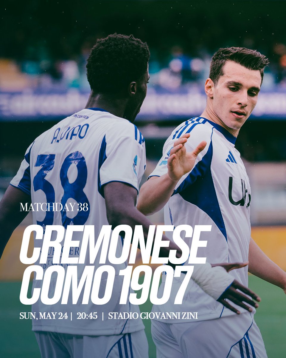 Como_1907's tweet photo. Ready for the last 90 minutes of the season 🙌 https://t.co/DZbqlsdgNd