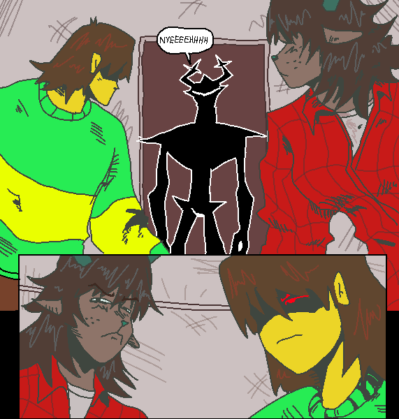 MegaSusGamer's tweet photo. Did the chapter 7 finale also feel weird to you guys? #DELTARUNE https://t.co/lwBKELUEgj