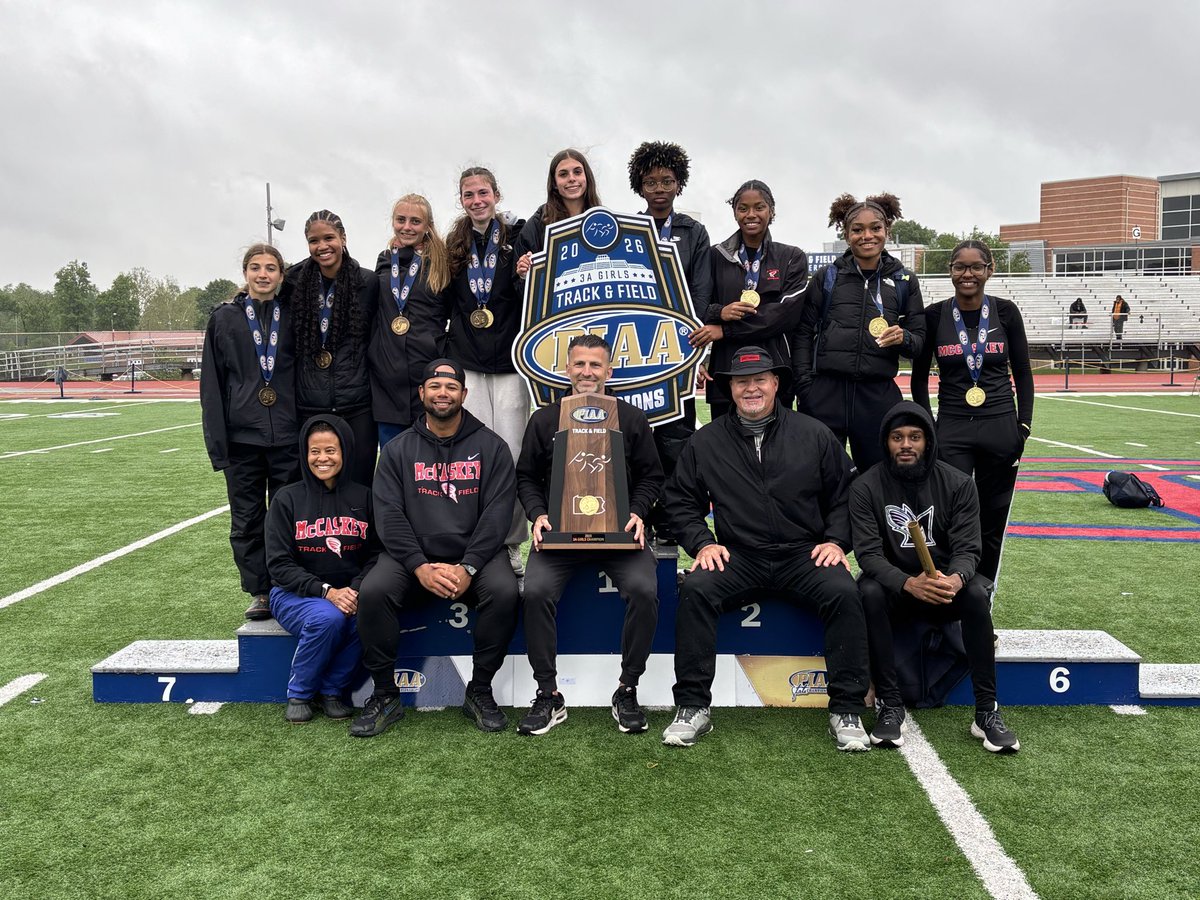 PIAASports's tweet photo. 2026 PIAA Track &amp; Field Girls AAA Team Champion 

🥇JP McCaskey

#PIAATrack https://t.co/U9ljS9sA3j