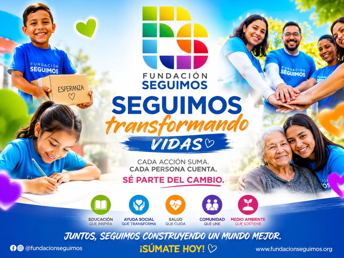 fidelsuarezv's tweet photo. En Fundación Seguimos creemos que ayudar puede transformar vidas. Hoy más que nunca, miles de familias necesitan apoyo, esperanza y oportunidades reales para salir adelante

Somos una fundación comprometida con la ayuda social, apoyo comunitario, donaciones y educación #tlalpan https://t.co/b9Obf2aNHb