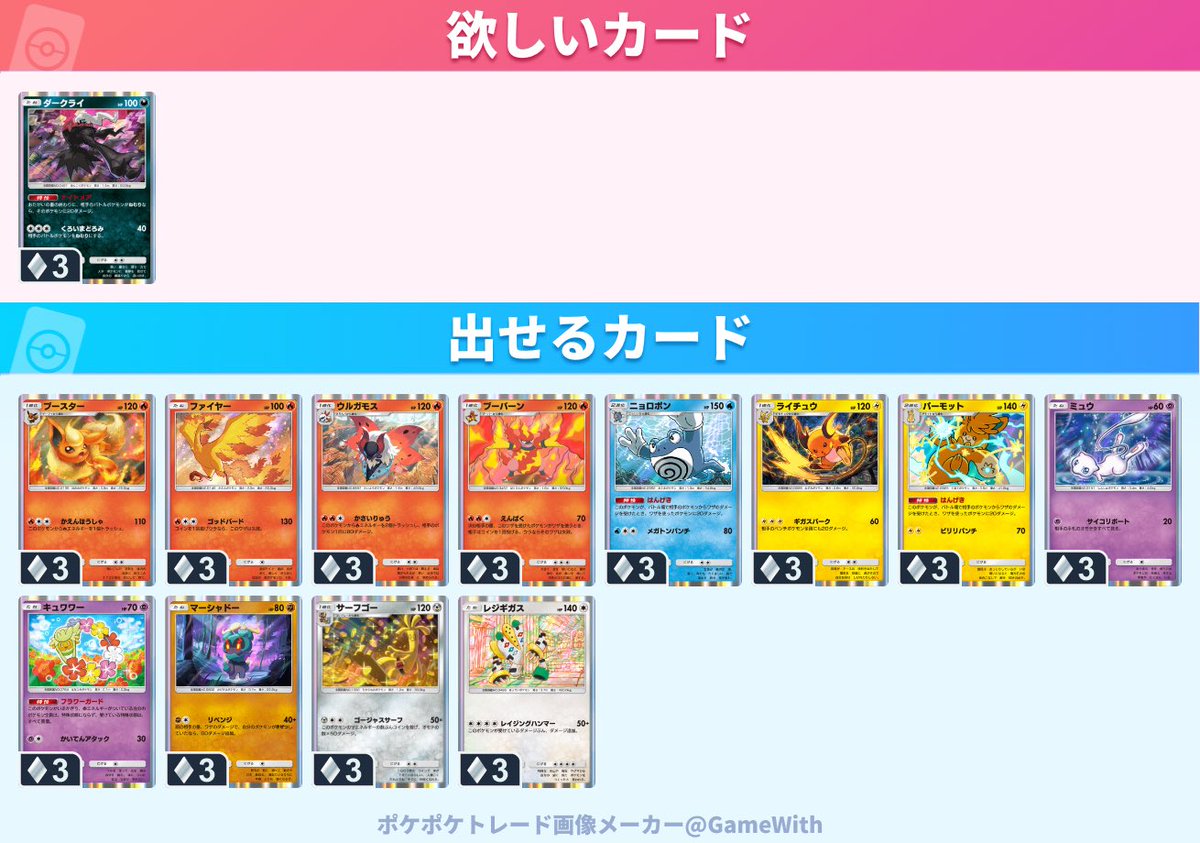 pinokiowan's tweet photo. #ポケポケトレード
#ポケポケ
ゆるぼ https://t.co/KG03ZJ54Jd