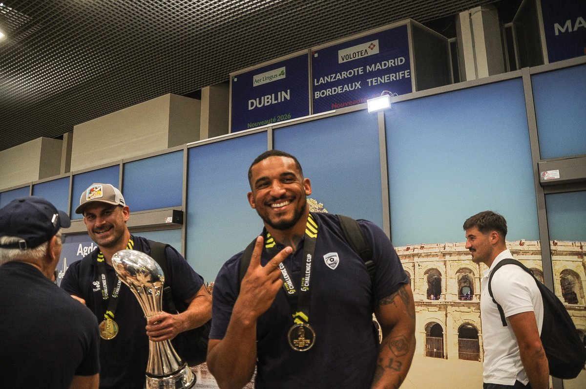 MDAM34's tweet photo. retour des joueurs du MHR à Montpellier #sport #rugby https://t.co/u7xCzoGr1K