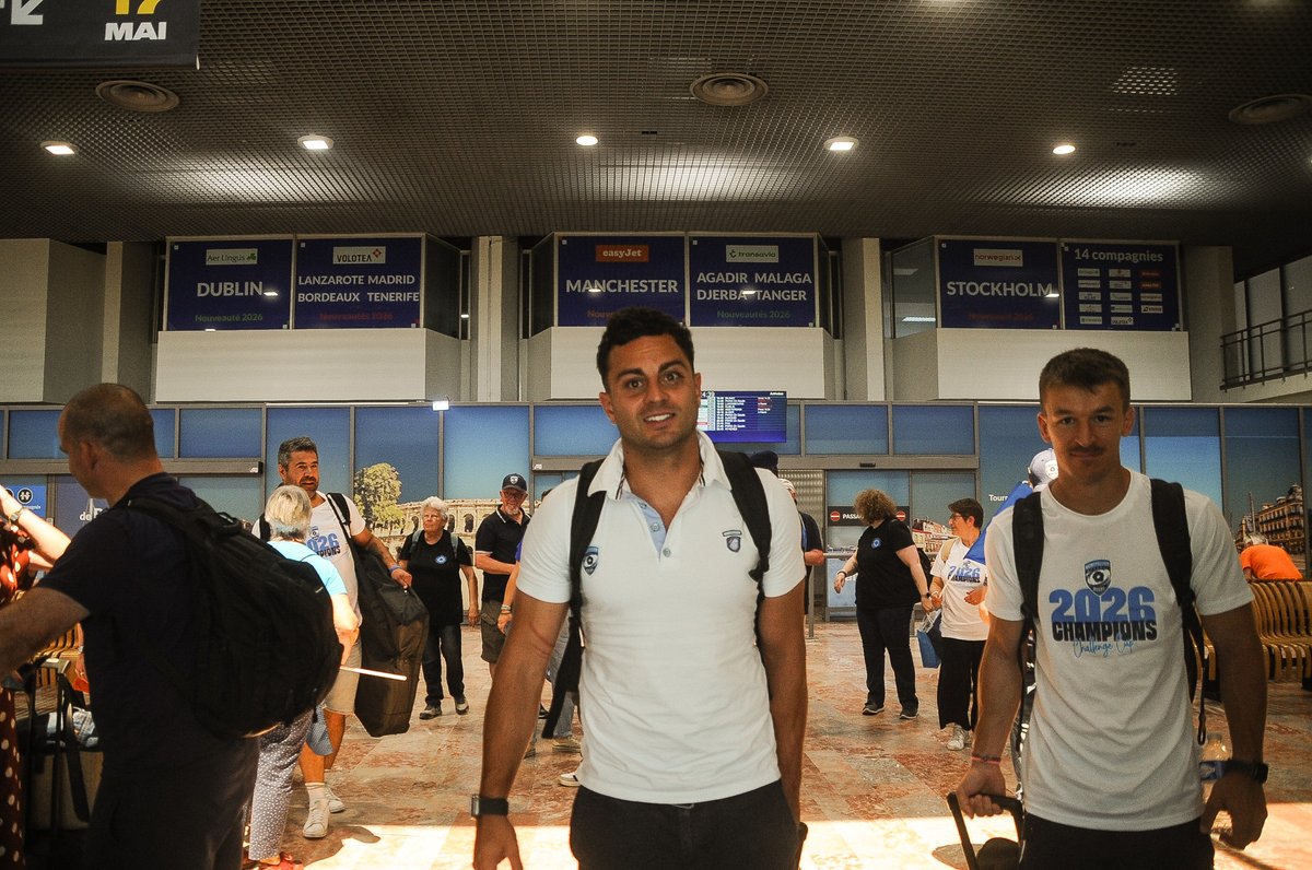 MDAM34's tweet photo. retour des joueurs du MHR à Montpellier #sport #rugby https://t.co/u7xCzoGr1K