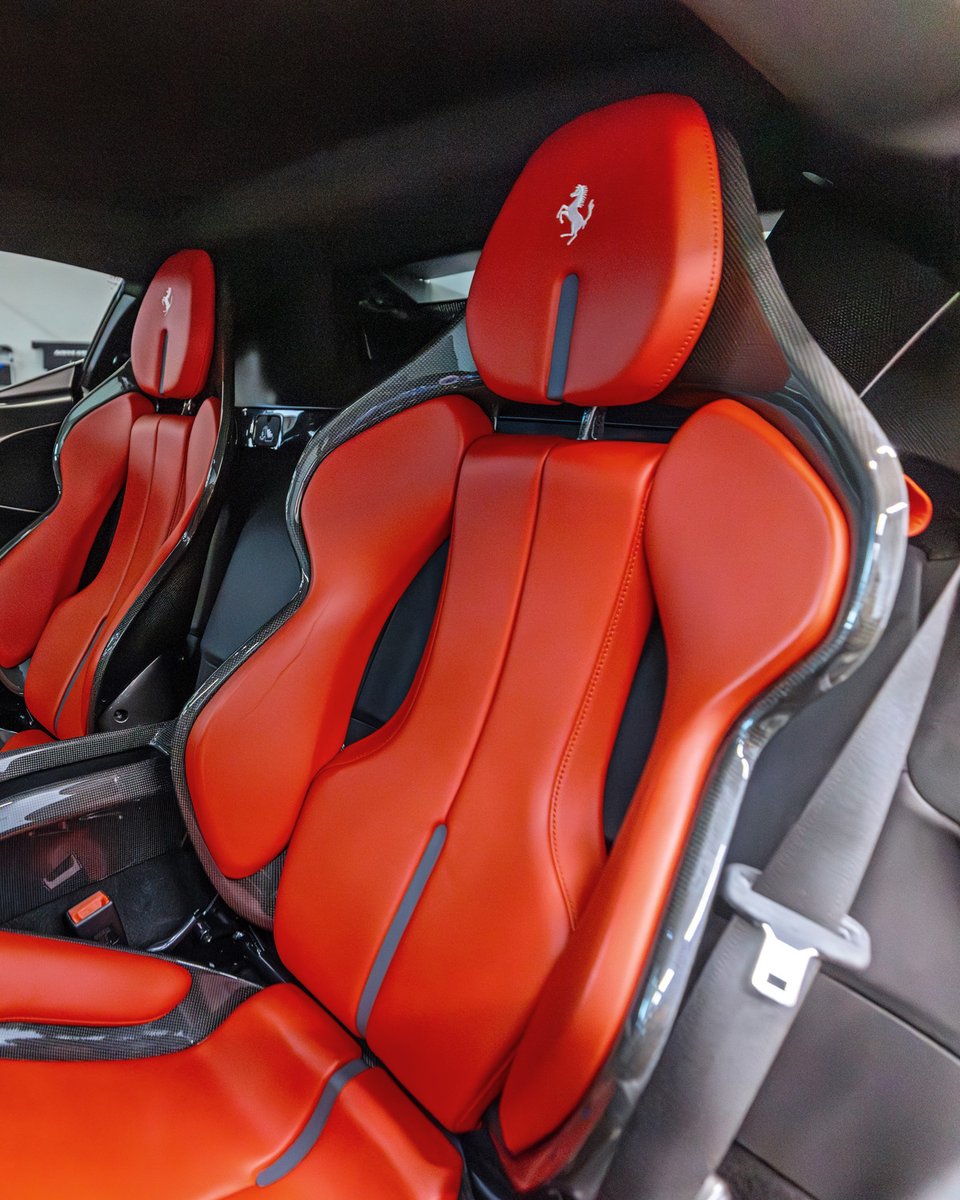 SothebysMS's tweet photo. 986 horsepower. Assetto Fiorano package. Argento Nürburgring.

This 2021 Ferrari SF90 Stradale delivers hypercar acceleration with the precision and usability of a modern Ferrari supercar. 

Featuring extensive carbon fiber throughout, large carbon racing seats, and the sought-after extended Assetto Fiorano package.

Under 3k miles and over $667k MSRP when new. Closing Tuesday, May 26th on SOMO.

More: https://t.co/2J3FQC9l7x

#FerrariSF90 #AssettoFiorano #Ferrari #SOMO #SothebysMotorsport