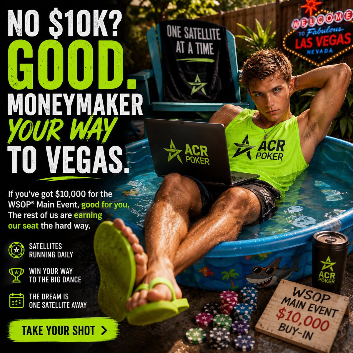OctuneOfficial's tweet photo. #America #WSOP #Poker If you’ve got $10,000 laying around for the World Series of Poker buy-in, congratulations. We apparently made very different life choices. 😅 The rest of us are trying to Moneymaker our way there one satellite at a time.

https://t.co/VSbl0BObk1 https://t.co/5qoYRy0K31