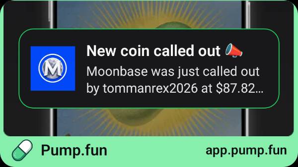 Ceasefire00's tweet photo. Just called out Moonbase at $87.82K mcap. Follow me on https://t.co/0lhbo9qT2E app to get instant alerts: https://t.co/Ybf82WO4UW https://t.co/5Eowpe447V
