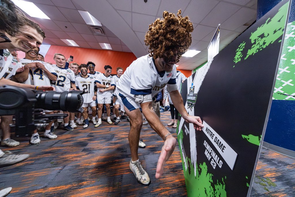 Notre Dame Lacrosse tweet media