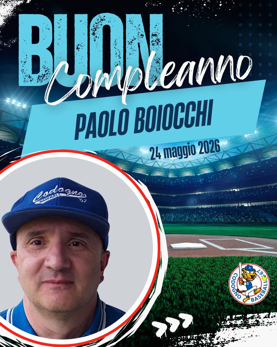 codognobaseball's tweet photo. Buon Compleanno al nostro Paolo Boiocchi! 🥳⚾ https://t.co/e211L8CSYx