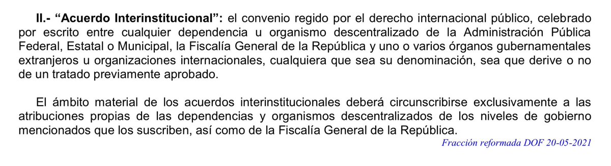 tinocodan's tweet photo. @GhalebKrame @TequilaPriest1 Para abonar un poco, la Ley Sobre Celebración de Tratados contempla la figura de Acuerdos Interinstitucionales (como es el caso): https://t.co/HfcD0wIefA