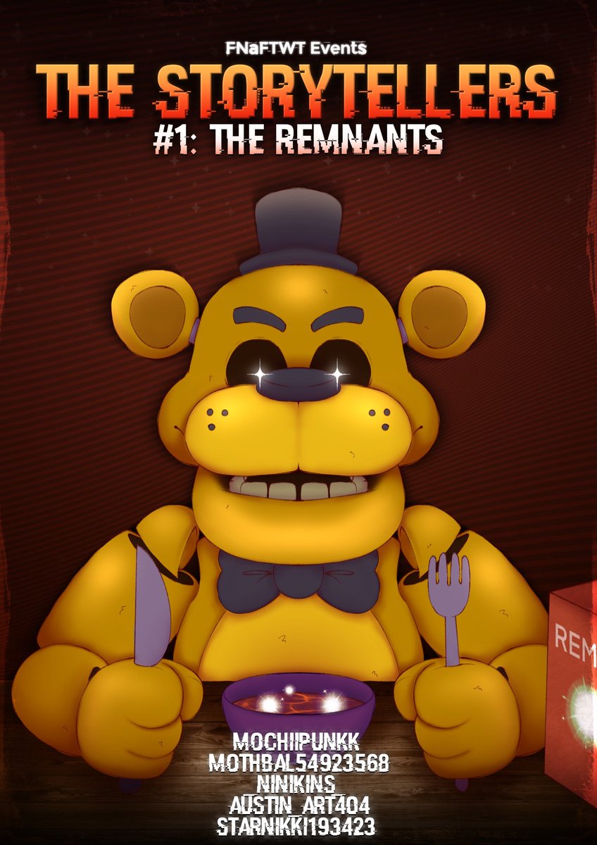 FNaFTWTEvent's tweet photo. Also, throwback to The Storytellers! *again, not implying a sequel. https://t.co/7OmZnwz2l5