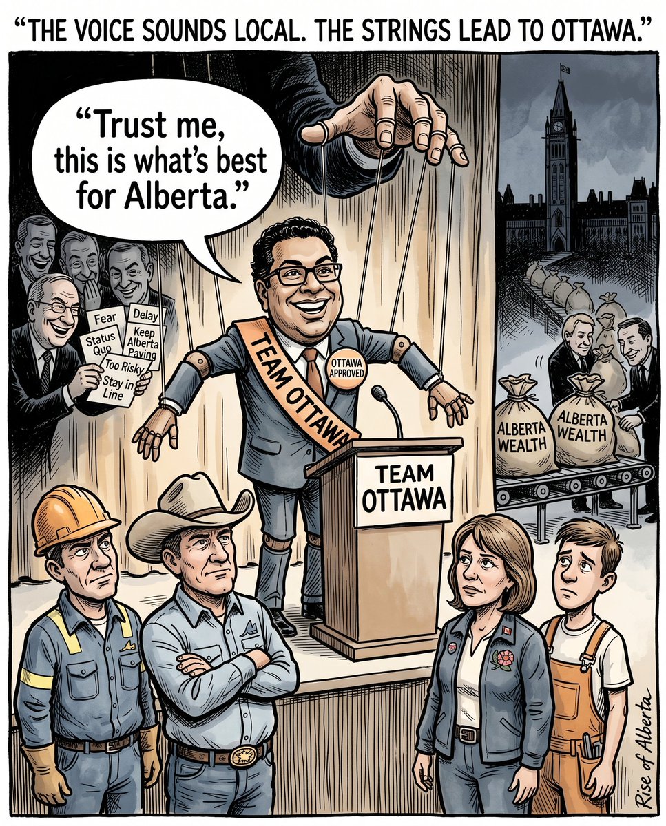 RiseOfAlberta's tweet photo. The Remain in Canada campaign is really the Stay Under Ottawa campaign. https://t.co/5zVqQw7tQV