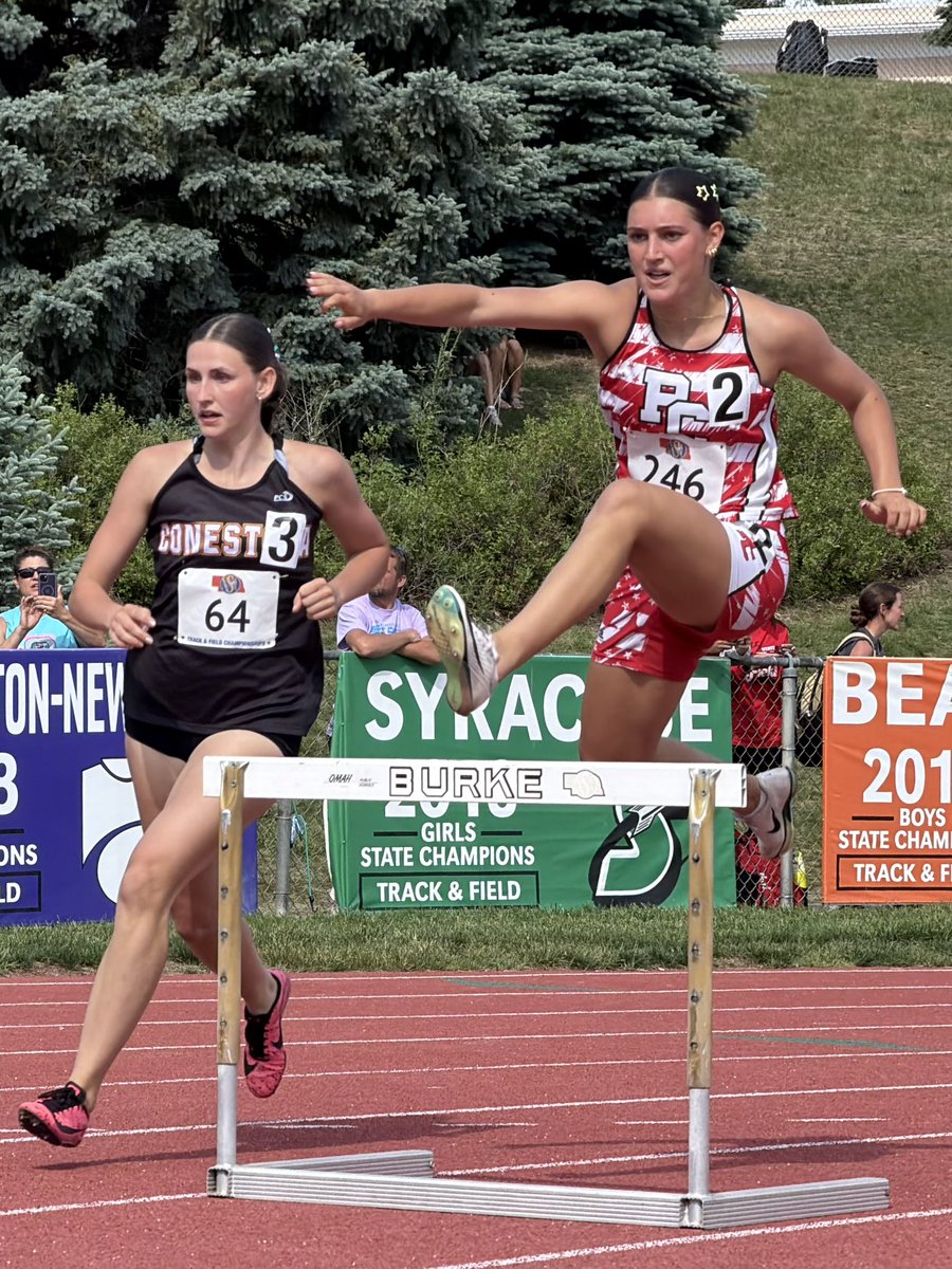 PCS_Pride's tweet photo. Class C State T&amp;F Meet - 2026
Girls 300H - 47.76

Ella Homan set a new PR and finished 2nd in her heat!  Great season — and great race!
👟 #plainsmenpride https://t.co/KGm81jyauT