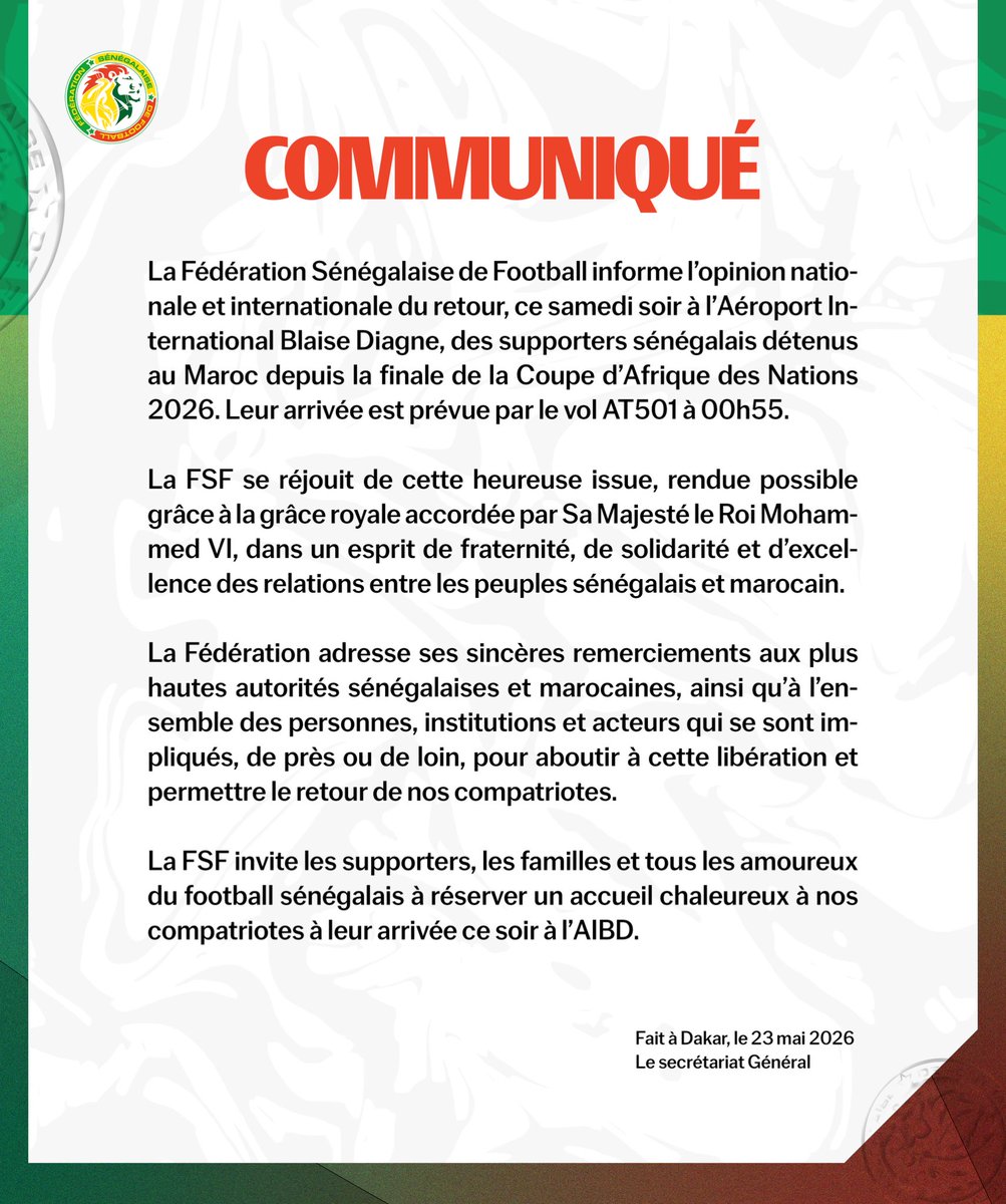 Equipe du Sénégal tweet media