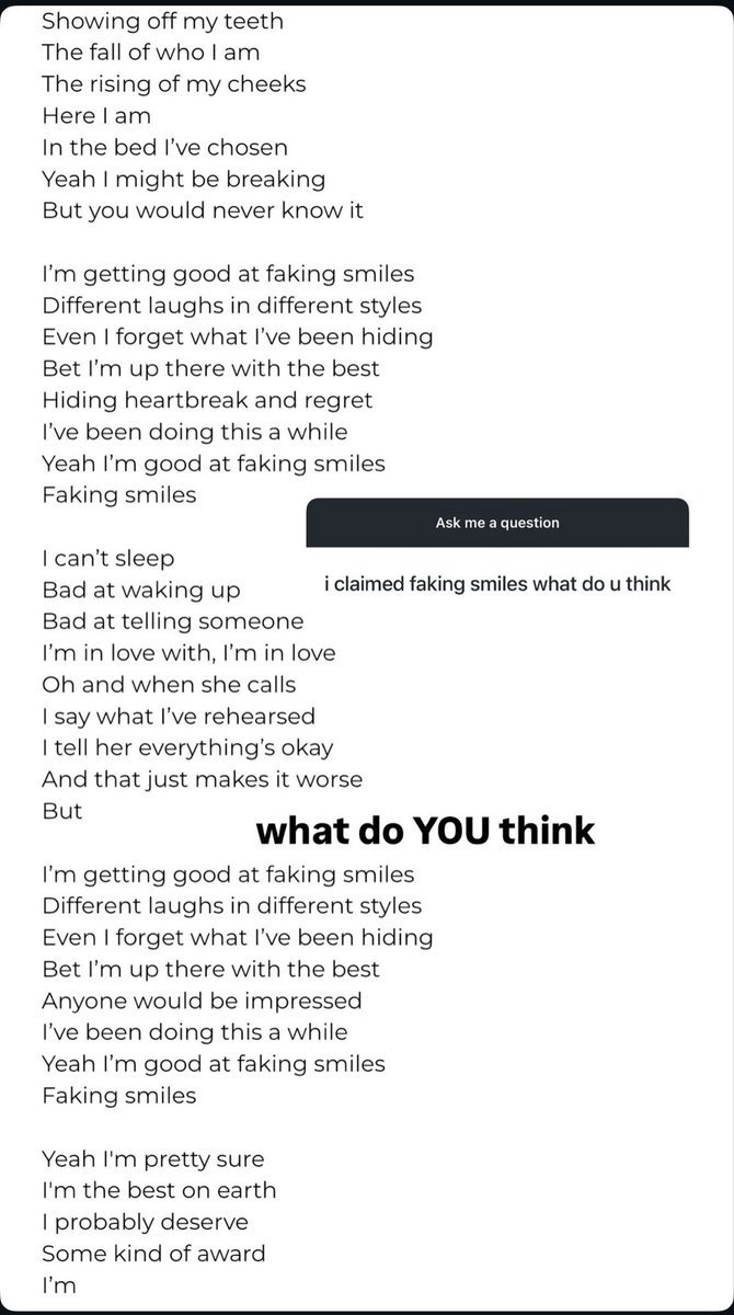 ENDSC3NE's tweet photo. these lyrics hello?!?! https://t.co/vuGkwBXNwQ