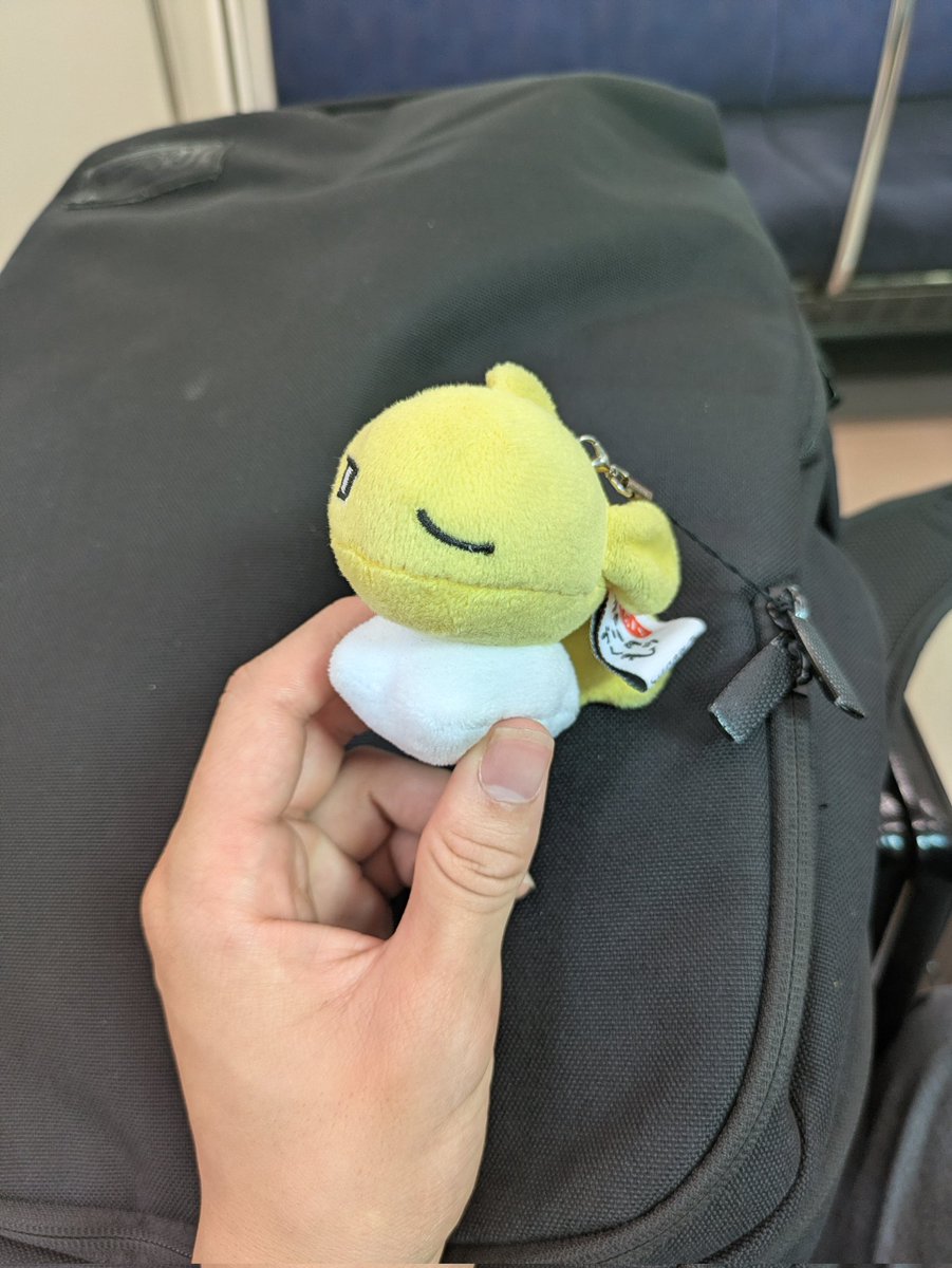 nasukobo's tweet photo. おはようございます🌞
いよいよゲムマ2日目ですね！

今朝夜行バスで到着しました🚍
東京駅の広さに戸惑いつつのんびりと幕張メッセに向かってます！
皆さんと会えるのを楽しみにしてます🍆
【P-65】でお待ちしてます！
（萌葱）
#ゲームマーケット2026春 https://t.co/EDUBfmVqI0