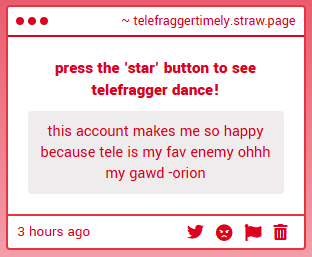 timely telefragger 🚷 submissions open tweet media