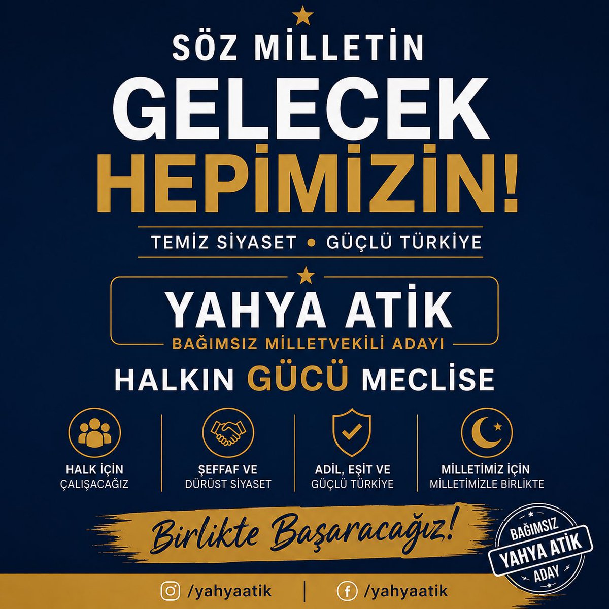 GkhanAtk's tweet photo. Bugün konuşmamız gereken gerçekler varArtan hayat pahalılığı, geçim derdi, gençlerin umutsuzluğu…
Millet yoruldu, millet bunaldı.
Artık laf değil, çözüm zamanı.
Ben bu yola koltuk için değil,
milletin sesini Meclis’e taşımak için çıktım.Şeffaf, dürüst ve hesap veren bir siyaset https://t.co/N2SAUzsupZ