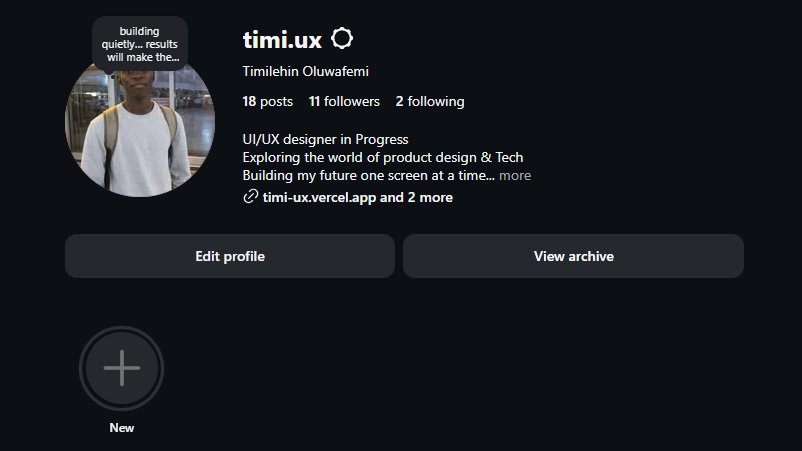 Timi_ux's tweet photo. Seeing my IG and X slowly growing side by side reminded me that progress is usually quieter than we expect 📈✨
No shortcuts, no fake hype — just showing up learning posting improving and trusting the process one step at a time 🤝
Still far from where I want to be, up &amp; active!!! https://t.co/tDSObyGy2J
