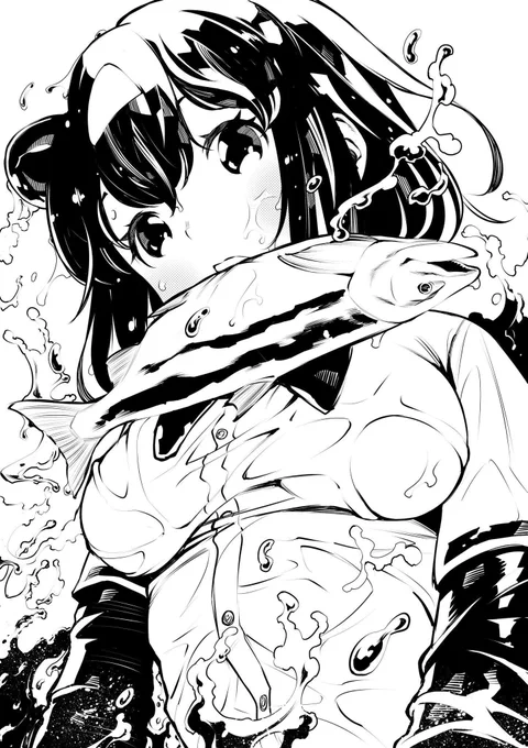 今日の過去絵は、けものフレンズのヒグマです。
下書きも添えて。 