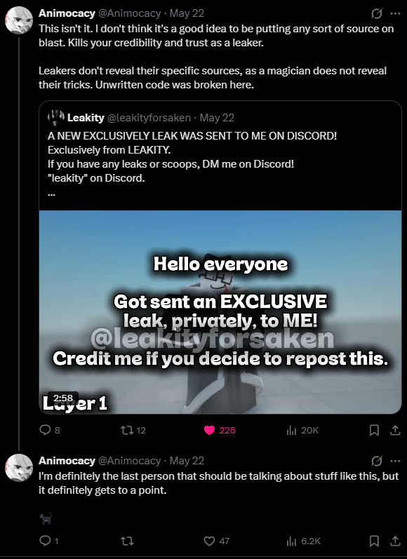 hpyolo2's tweet photo. Person so bad not even the forsaken leakers fw him https://t.co/c60DFGoJBe