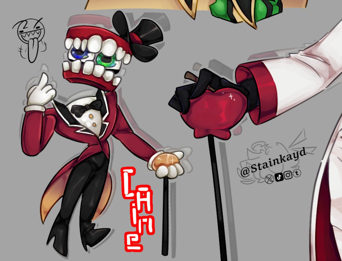 Stain_Kayd's tweet photo. I noticed i like many circus themed characters sooo...
Idk, i just wanna have fun
.
.
#hazbinhotel #thefreakcircus #tadc #caine #harlequin #lucifer #fanart #digitalart #tfc https://t.co/ch5M6QdhKK