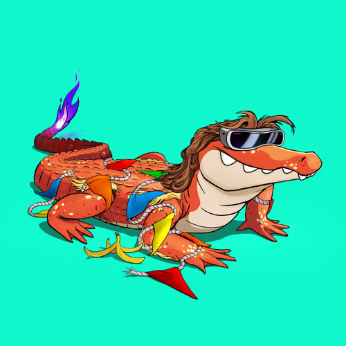 EyeMatty's tweet photo. TokenGator #1164 
Has been added to the Brace Arcade Prize Pool 

@TokenGators  
@eyeversed https://t.co/Ygm0cLAQsm