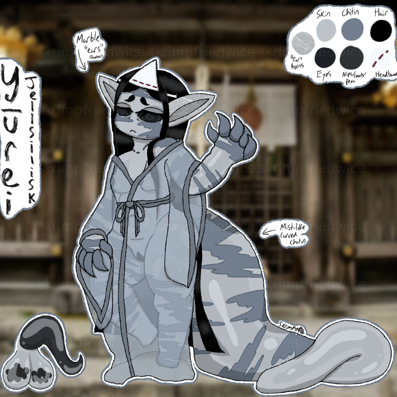 Chubbythox's tweet photo. Anyway have some yokai themed lewd shorties I made for an open species on TH again (same one Kettle was for)

Maki and Ikemizu are mine, the Yurei went to @SmolChaosGoblin and the Jorogomu went to someone on ToyHouse. https://t.co/mZ8ZPd3wMF