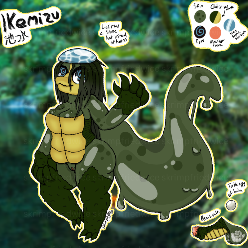 Chubbythox's tweet photo. Anyway have some yokai themed lewd shorties I made for an open species on TH again (same one Kettle was for)

Maki and Ikemizu are mine, the Yurei went to @SmolChaosGoblin and the Jorogomu went to someone on ToyHouse. https://t.co/mZ8ZPd3wMF