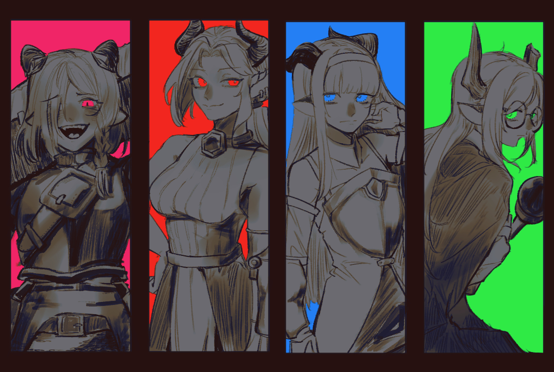 nasulessfarm's tweet photo. 竜族擬人化100連発👊😁のヤツ https://t.co/KOa9ibI4zY