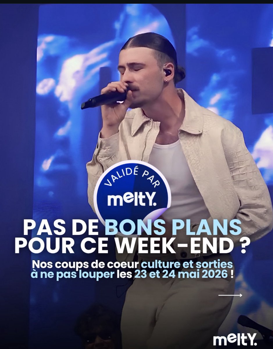 Fanny8469's tweet photo. Quand @melty_fr propose ses coups de cœur pour les sorties du week-end, le choix de Pierre - grand absent des concerts de l’été 2026 - pour illustrer sa page de couverture, n’est pas un hasard. Même en pause, il n’est jamais loin quand il s’agit de parler musique.
#PierreGarnier #pierregarniermusique